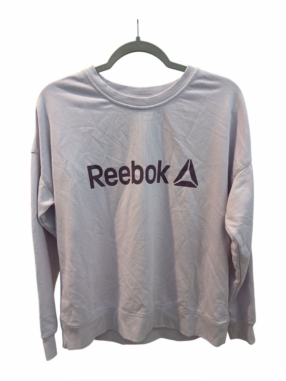 REEBOK Lavender Zip Pocket Sweatshirt size medium